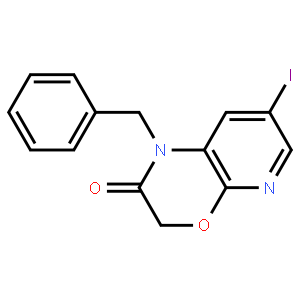 1-Benzyl-7-iodo-1h-pyrido[2,3-b][1,4]oxazin-2(3h)-one