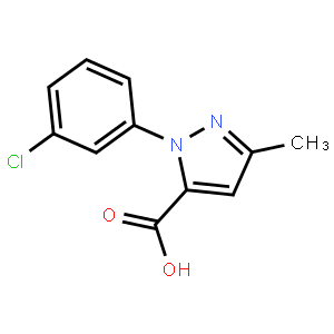 1-(3-Chlorophenyl)-3-methyl-1H-pyrazole-5-carboxylic acid