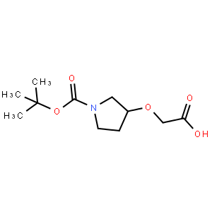 2-((1-(tert-Butoxycarbonyl)pyrrolidin-3-yl)oxy)acetic acid