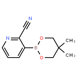 3-(5,5-Dimethyl-1,3,2-dioxaborinan-2-yl)picolinonitrile