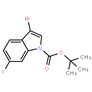 1-Boc-3-溴-6-氟吲哚