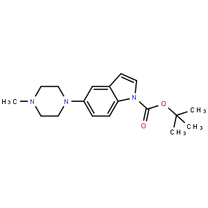 tert-Butyl 5-(4-methylpiperazin-1-yl)-1H-indole-1-carboxylate