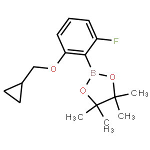 2-(2-Cyclopropylmethoxy-6-fluorophenyl)-4,4,5,5-tetramethyl-[1,3,2]dioxaborolane