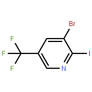 3-Bromo-2-iodo-5-(trifluoromethyl)pyridine