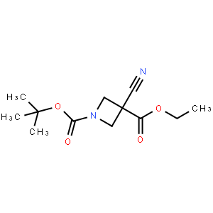 1-tert-Butyl 3-ethyl 3-cyanoazetidine-1,3-dicarboxylate