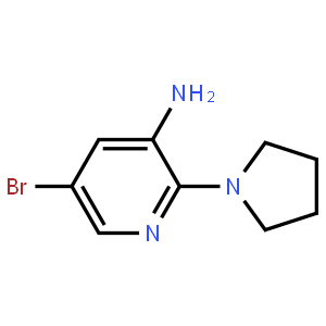 5-Bromo-2-(pyrrolidin-1-yl)pyridin-3-amine