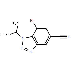 7-Bromo-1-isopropylbenzotriazole-5-carbonitrile