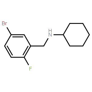 4-Bromo-2-(cyclohexylaminomethyl)-1-fluorobenzene