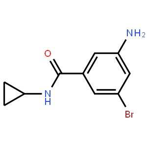 3-Amino-5-bromo-N-cyclopropylbenzamide