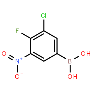 3-Chloro-4-fluoro-5-nitrobenzeneboronic acid