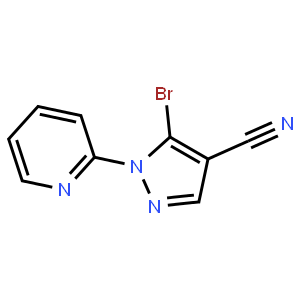5-Bromo-1-(pyridin-2-yl)-1H-pyrazole-4-carbonitrile