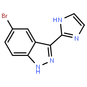 5-溴-3-(1H-咪唑基-2-基)-1氢-吲唑