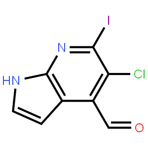 5-Chloro-6-iodo-1h-pyrrolo[2,3-b]pyridine-4-carbaldehyde