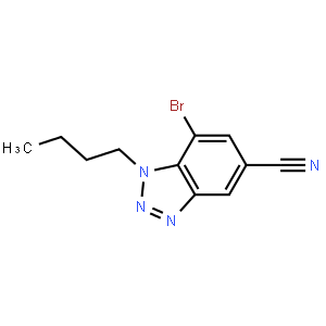 7-Bromo-1-butyl-1,2,3-benzotriazole-5-carbonitrile