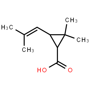(1S,3S)-2,2-Dimethyl-3-(2-methylprop-1-en-1-yl)cyclopropanecarboxylic acid