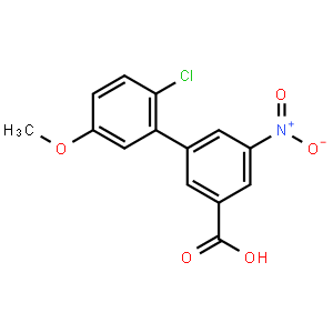 3-(2-Chloro-5-methoxyphenyl)-5-nitrobenzoic acid
