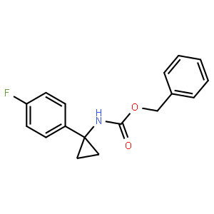 Benzyl 1-(4-fluorophenyl)cyclopropylcarbamate