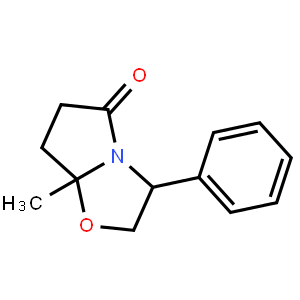 (3S-cis)-(+)-7a-Methyl-3-phenyltetrahydropyrrolo-[2,1-b]oxazol-5(6H)-one