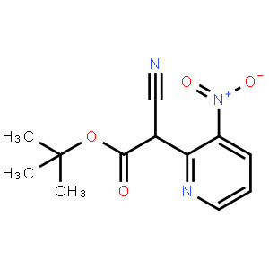 t-Butyl 2-cyano-2-(3-nitropyridin-2-yl)acetate