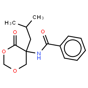 DL-5-Benzoylamino-5-isobutyl-4-oxo-1,3-dioxane