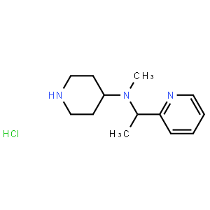 N-Methyl-N-(1-(pyridin-2-yl)ethyl)piperidin-4-amine hydrochloride