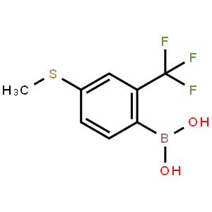 4-(Methylthio)-2-(trifluoromethyl)phenylboronic acid