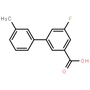 5-Fluoro-3'-methylbiphenyl-3-carboxylic acid