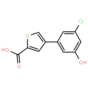 5-(2-Carboxythiophene-4-yl)-3-chlorophenol