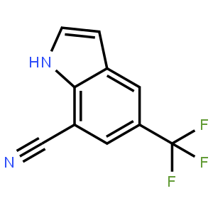 5-(Trifluoromethyl)-1H-indole-7-carbonitrile