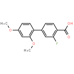 4-(2,4-Dimethoxyphenyl)-2-fluorobenzoic acid