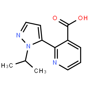 2-(2-Isopropylpyrazol-3-yl)pyridine-3-carboxylic acid