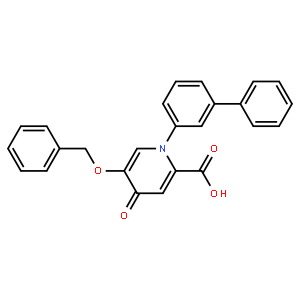 1-([1,1'-Biphenyl]-3-yl)-5-(benzyloxy)-4-oxo-1,4-dihydropyridine-2-carboxylic acid