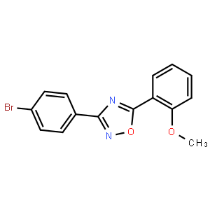 3-(4-Bromophenyl)-5-(2-methoxyphenyl)-1,2,4-oxadiazole