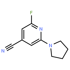 2-Fluoro-6-(pyrrolidin-1-yl)isonicotinonitrile
