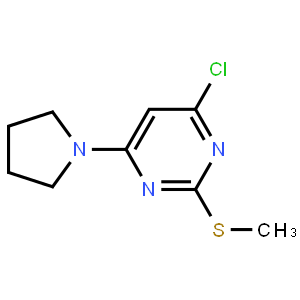 4-氯-2-(甲基硫代)-6-(吡咯烷-1-基)嘧啶