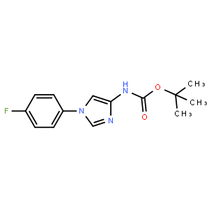 tert-Butyl (1-(4-fluorophenyl)-1H-imidazol-4-yl)carbamate