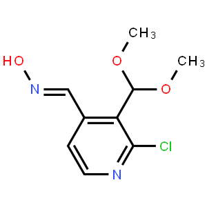 (E)-2-Chloro-3-(dimethoxymethyl)-isonicotinaldehyde oxime