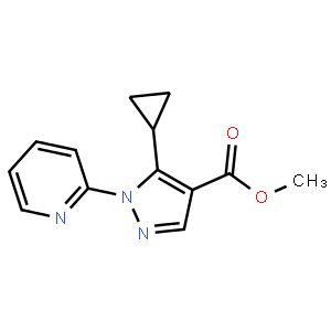 Methyl 5-cyclopropyl-1-(pyridin-2-yl)-1H-pyrazole-4-carboxylate
