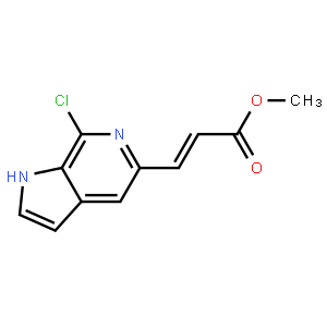 (E)-Methyl 3-(7-chloro-1h-pyrrolo[2,3-c]pyridin-5-yl)acrylate