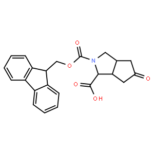 2-(((9H-Fluoren-9-yl)methoxy)carbonyl)-5-oxooctahydrocyclopenta[c]pyrrole-1-carboxylic acid