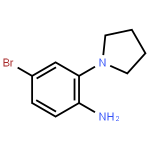 4-Bromo-2-(pyrrolidin-1-yl)aniline