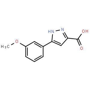 5-(3-Methoxyphenyl)-1h-pyrazole-3-carboxylic acid