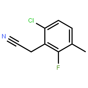 6-Chloro-2-fluoro-3-methylphenylacetonitrile