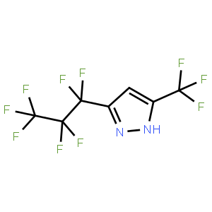 5-(Trifluoromethyl)-3-(heptafluoropropyl)pyrazole