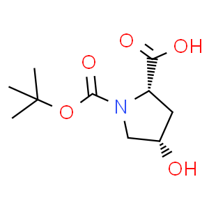 顺-N-(叔丁氧羰基)-4-羟基-L-脯氨酸