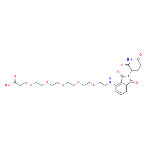 Pomalidomide 4'-PEG5-acid
