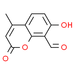 8-甲酰基-7-羟基-4-甲基香豆素