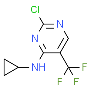 2-Chloro-N-cyclopropyl-5-(trifluoroethyl)pyriidin-4-aine