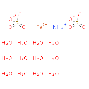 硫酸高铁铵,十二水