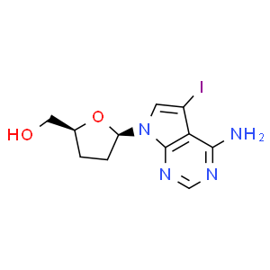 7-Iodo-2',3'-dideoxy-7-deazaadenosine